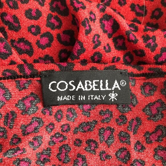 VTG Cosabella Leopard Print Slip Chemise Nightie - Made in Italy - Picture 3 of 8